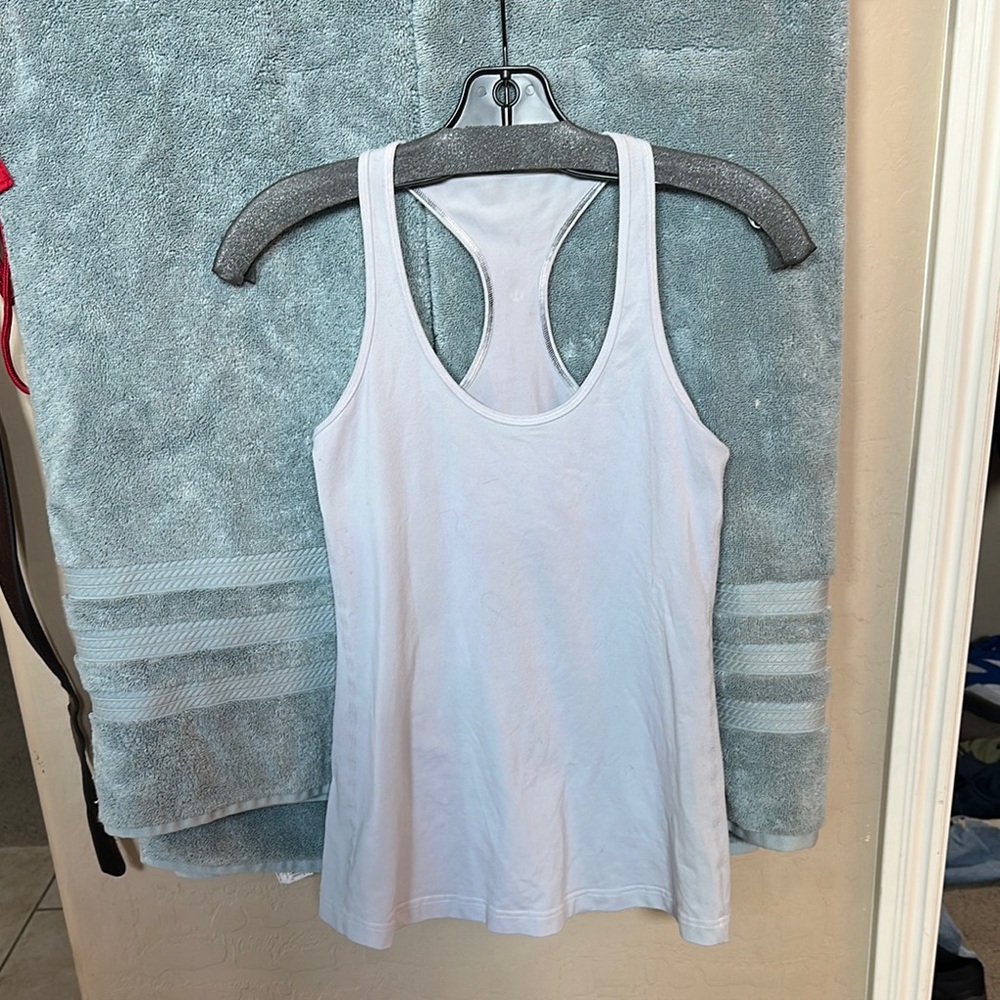 Lululemon Athletica Light Blue Racerback Tank Top